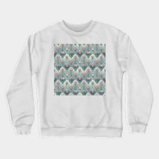 Baby Blue and Baby Pink Rococo No. 2 Crewneck Sweatshirt